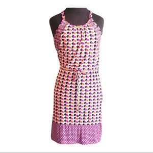 Laundry by Shelli Segal colorful printed dress EUC